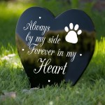 Dog Cat Memorial Plaque Heart Stake Tribute Graveside Marker