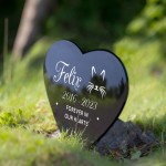 Cat Memorial Plaque For Grave Garden Personalised Pet Memorials