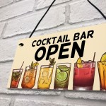 Open Cocktail Bar Signs And Plaques For Home Bar Garden Bar 