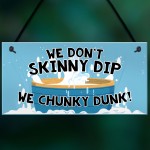 Funny Hot Tub Signs And Plaques Hanging Garden Shed Wall Sign