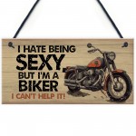 Funny Motorbike Motorcycle Sign Biker Dad Gift For Him Man Cave