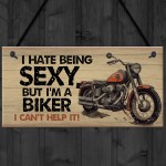 Funny Motorbike Motorcycle Sign Biker Dad Gift For Him Man Cave