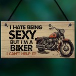 Funny Motorbike Motorcycle Sign Biker Dad Gift For Him Man Cave