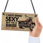 Funny Motorbike Motorcycle Sign Biker Dad Gift For Him Man Cave