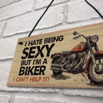 Funny Motorbike Motorcycle Sign Biker Dad Gift For Him Man Cave