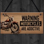 Funny Motorbike Sign Novelty Motorcycle Wall Decor Gifts