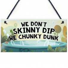 Funny Hot Tub Novelty Sign Hot Tub Decor Plaques Garden Wall 