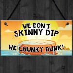 Funny Novelty Hot Tub Sign Hanging Sign Outdoor Garden Hot Tub