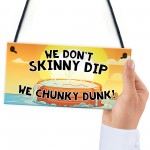 Funny Novelty Hot Tub Sign Hanging Sign Outdoor Garden Hot Tub