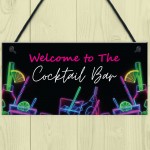 Cocktail Bar Welcome Sign Home Bar Cocktail Lounge Accessories