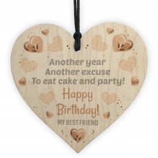 Best Friend Birthday Wood Plaque Friendship Gift For Birthday