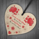 Gift For Cousin Birthday Christmas Wood Heart Best Friend Gift