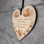 Cousin Birthday Gifts Wood Heart Keepsake Gift For Cousin Family