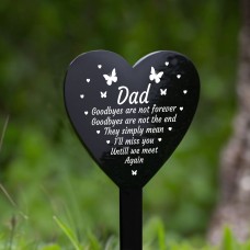 Dad Graveside Memorial Stake Grave Marker Acrylic Grave Decor
