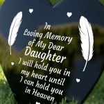 Memorial Plaque For Daughter In Memory Remembrance Plaque