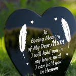 Mum Memorial Plaque Heart Stake Grave Marker Remembrance Gift
