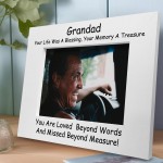 Grandad Memorial Photo Frame In Memory Gift For Grandad Family