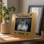 Home Is Where Your Hamster Is Photo Frame Hamster Gift Pet Photo