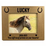 Personalised Horse Pony Memorial 7x5 Photo Frame Gift for Pet