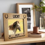 Personalised Horse Pony Memorial 7x5 Photo Frame Gift for Pet