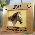 Personalised Horse Pony Memorial 7x5 Photo Frame Gift for Pet