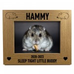 Hamster Memorial Photo Frame Personalised Pet Memorial Gift