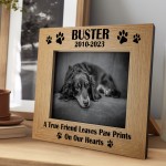 Personalised Pet Memorial Photo Frame Dog Memorial Gifts 7x5 