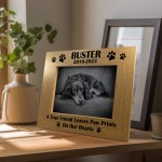 Personalised Pet Memorial Photo Frame Dog Memorial Gifts 7x5 