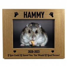 Personalised Hamster Memorial Photo Frame Pet Memorial Gift