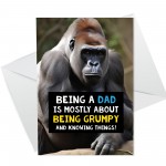 Funny Fathers Day Birthday Card For Dad Daddy Novelty Card