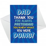 Funny Dad Card Birthday Card For Dad From Daughter Son Funny