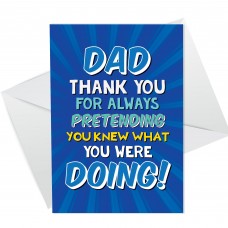 Funny Dad Card Birthday Card For Dad From Daughter Son Funny
