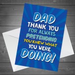 Funny Dad Card Birthday Card For Dad From Daughter Son Funny