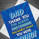 Funny Dad Card Birthday Card For Dad From Daughter Son Funny