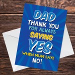 Funny Dad Card From Daughter Son Birthday Fathers Day Christmas