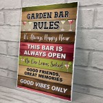 Funny Garden Bar Wall Plaque Bar Accessories for Garden Bar