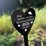 PERSONALISED Gerbil Memorial Outdoor Garden Grave Stake Pet Mem