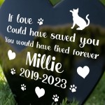 PERSONALISED Cat Kitten Memorial Outdoor Garden Grave Stake