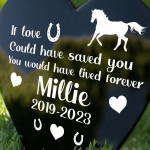 PERSONALISED Horse Memorial Outdoor Garden Grave Stake