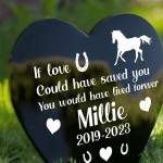 PERSONALISED Horse Memorial Outdoor Garden Grave Stake