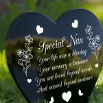 Special Nan Remembrance Graveside Plaque Graveside Memorial 