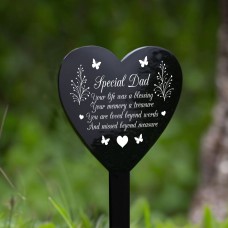 Dad Graveside Plaque Grave Marker Memorial Remembrance Decor