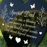 Dad Graveside Plaque Grave Marker Memorial Remembrance Decor