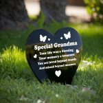 Graveside Plaque For Grandma Grave Marker Memorial Decorations