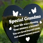 Graveside Plaque For Grandma Grave Marker Memorial Decorations