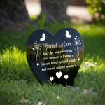 Graveside Remembrance Plaque For Mum Grave Marker Memorial