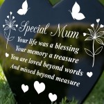 Graveside Remembrance Plaque For Mum Grave Marker Memorial