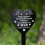 Dad Memorial Plaque Graveside Marker Decoration Grave Outdoor