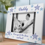 Unique Fathers Day Birthday Gift For Daddy 7x5 Photo Frame Dad