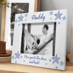 Unique Fathers Day Birthday Gift For Daddy 7x5 Photo Frame Dad